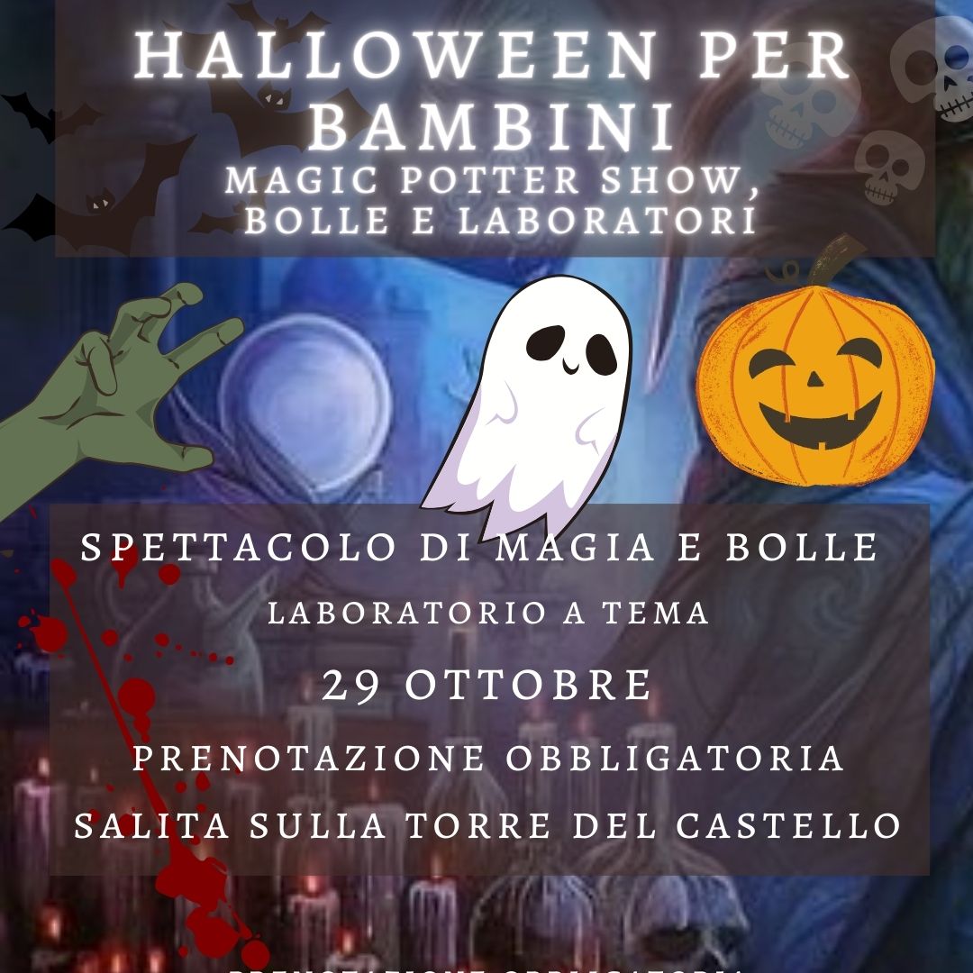 Magic Potter Show - Spettacolo di Magia e Bolle - Halloween per bambini
